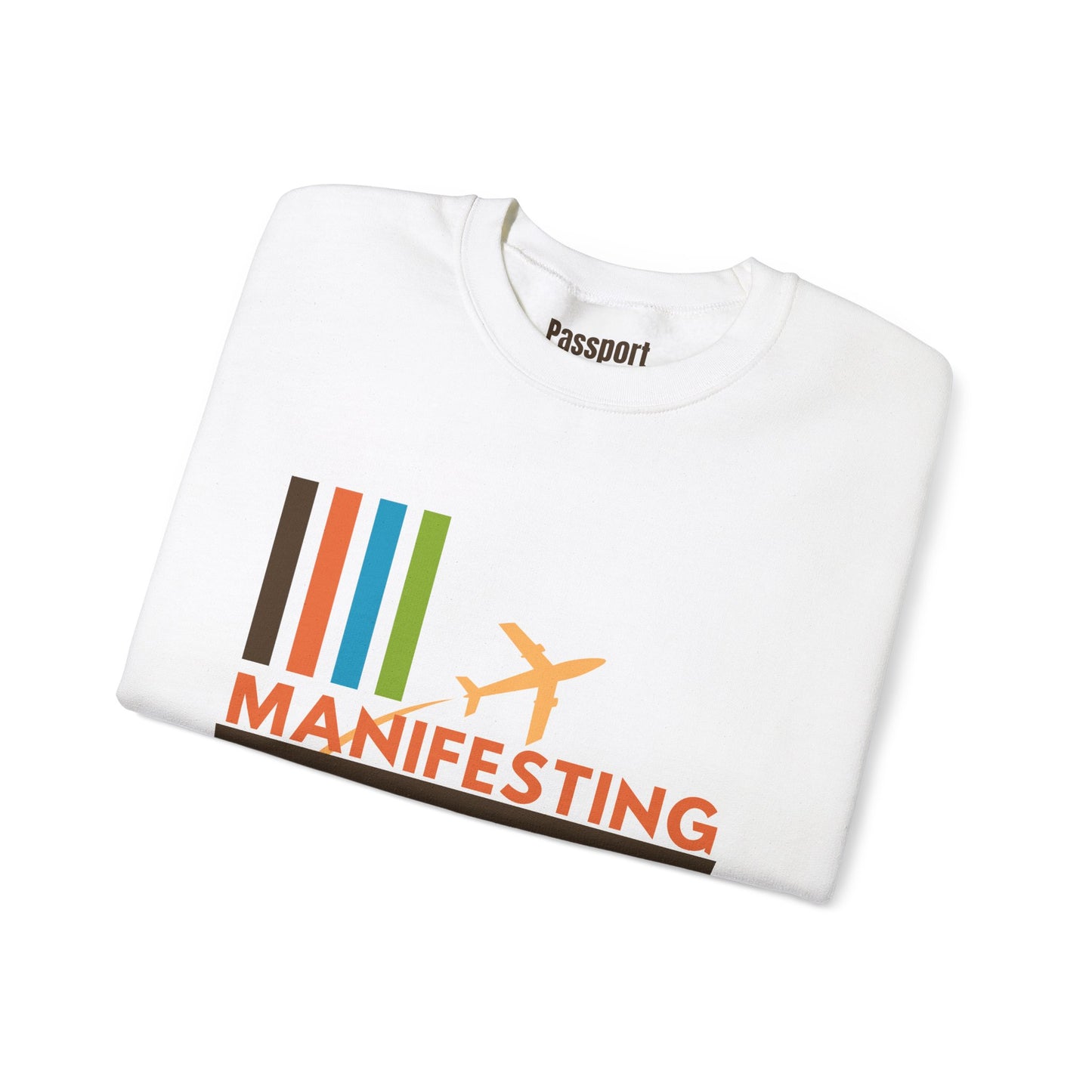 Manifesting Flights Not Fights Unisex Heavy Blend™ Crewneck Sweatshirt