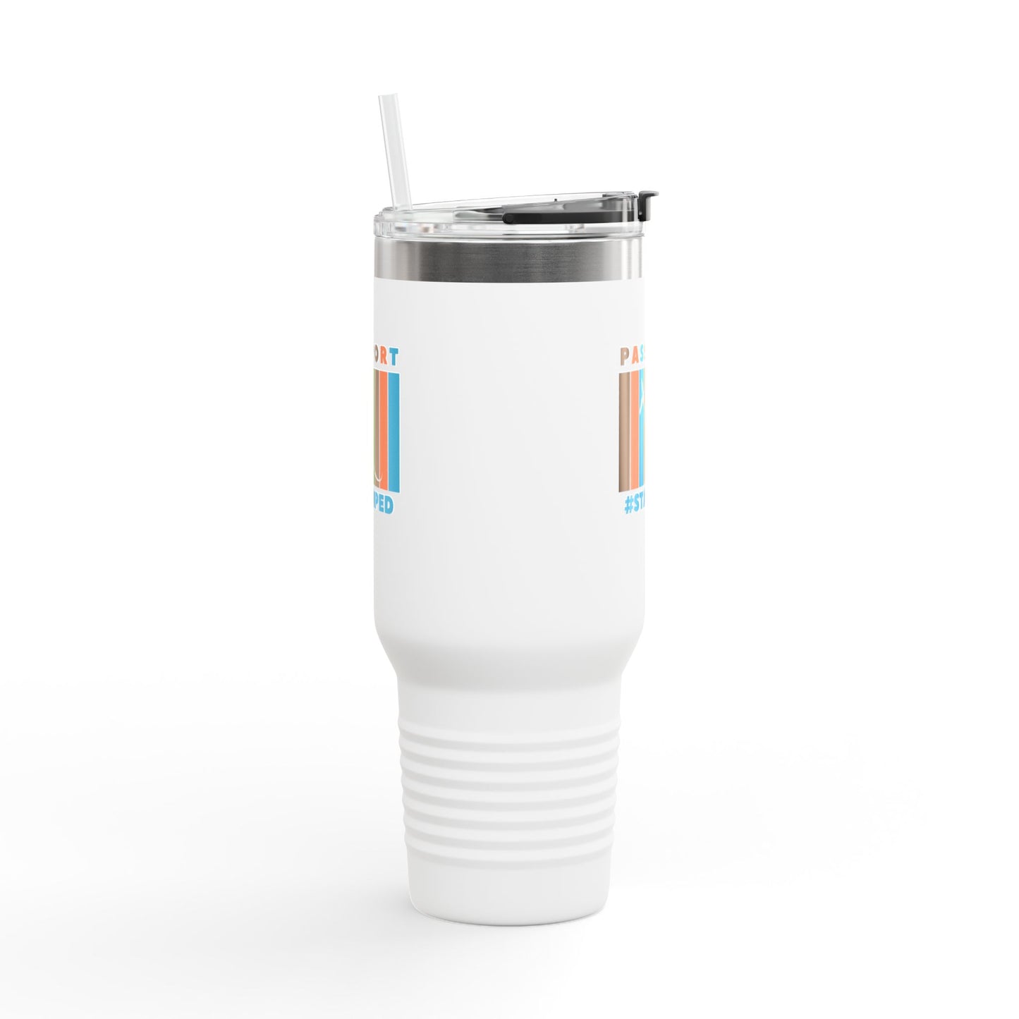 Passport Stamped Travel Mug, 40oz