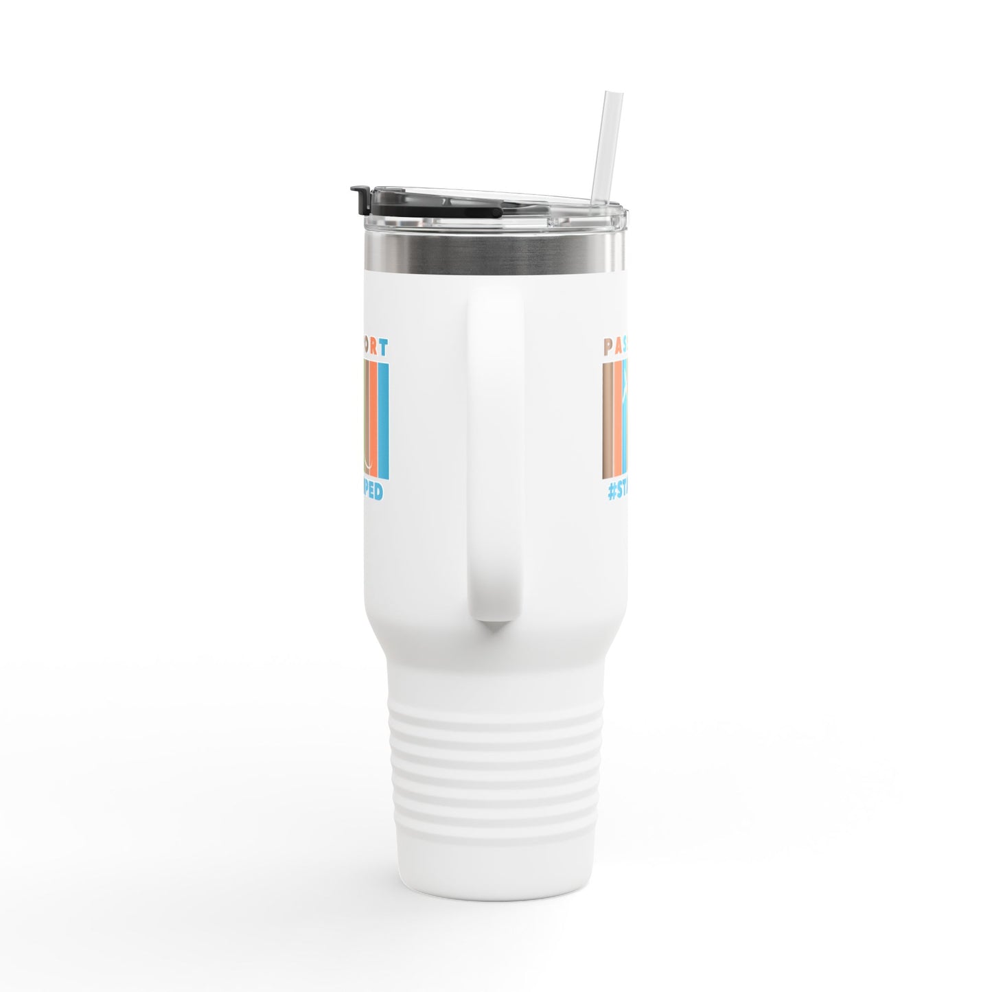Passport Stamped Travel Mug, 40oz