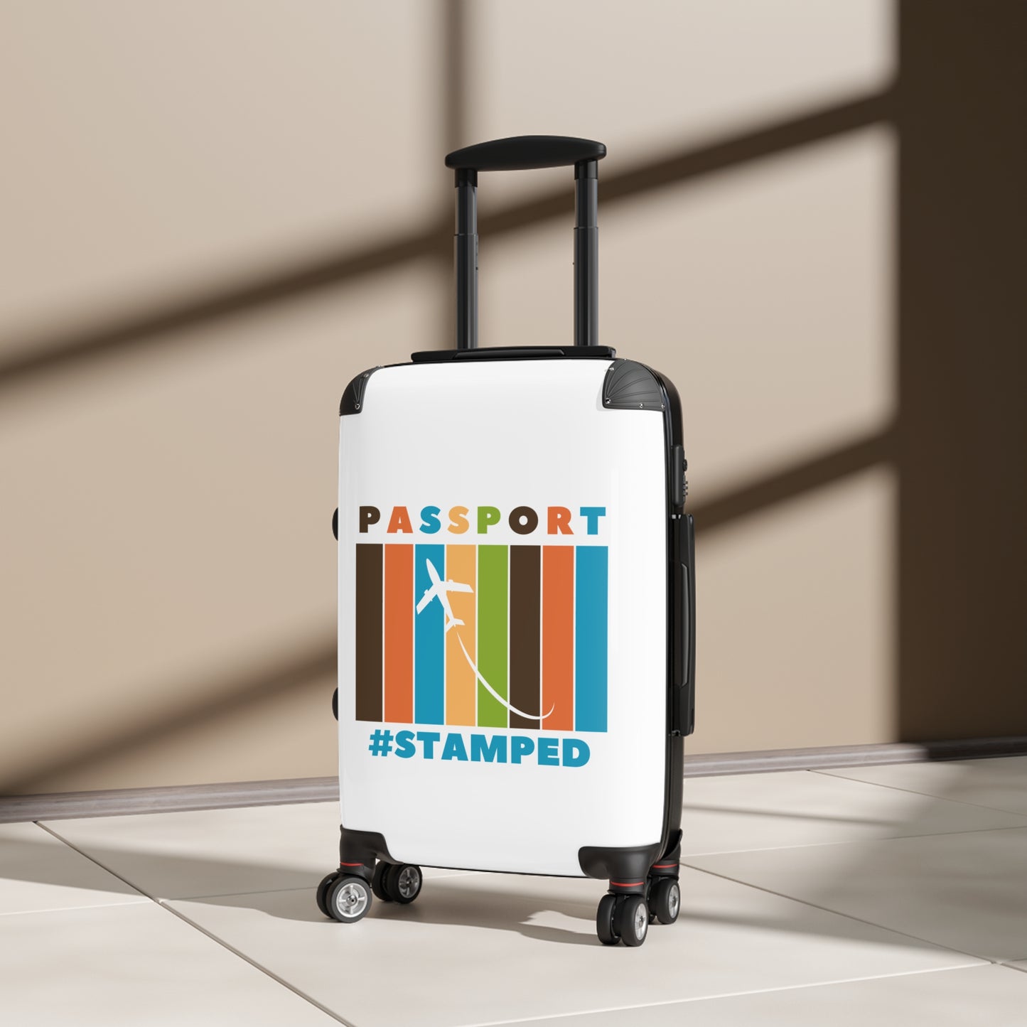 Passport Stamped Suitcase
