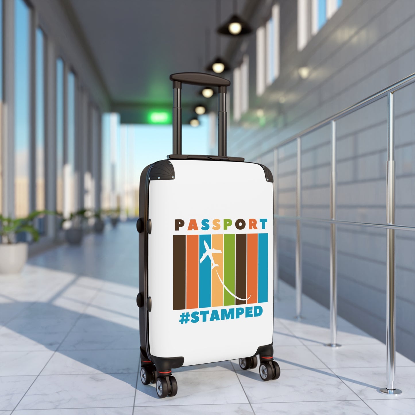 Passport Stamped Suitcase